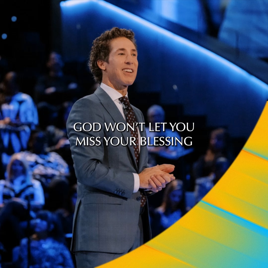Stay open for change. Don’t fight the closed doors. Don’t get discouraged when you get pushed out. God is leading you to a place of greater blessing. Tune into Joel’s message today! "Your Place of Blessing":