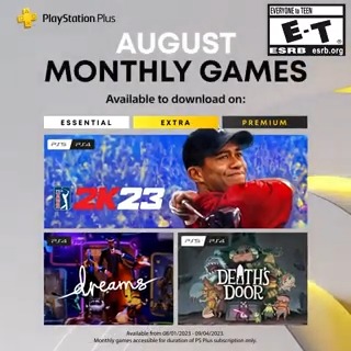 PlayStation Plus Monthly Games for August are available starting today. Swing, slash, and craft with a varied lineup: