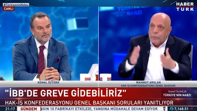 Taşeron şirketlerde çalışan işçiler... Sendikalar ne kadar fayda sağlıyor? Hak-İş Konfederasyonu Genel Başkanı Mahmut Arslan #TürkiyeninNabzı'nda Kemal Öztürk'e değerlendirdi.