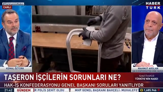 Taşeron işçilerin sorunları ne? Hak-İş Konfederasyonu Genel Başkanı Mahmut Arslan #TürkiyeninNabzı'nda anlattı.