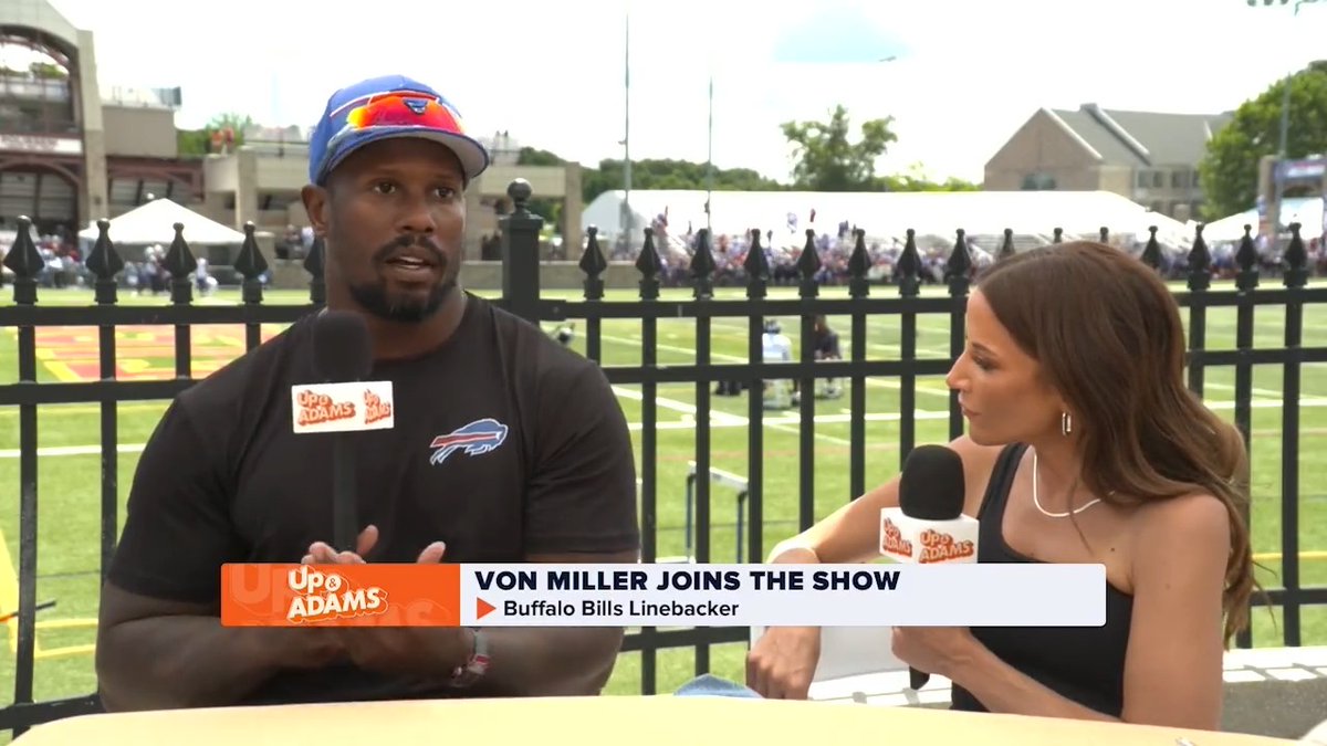 Loved this stroll down memory lane with Von Miller about his rookie training camp. Champ Bailey. Brian Dawkins. Von only had one mission 😂