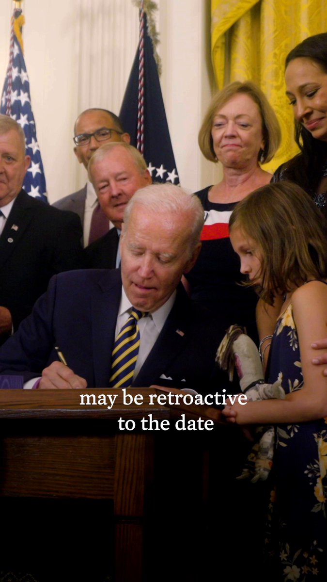 With the PACT Act, President Biden is delivering on his promise to strengthen health care and benefits for our nation’s veterans and their survivors. To learn more and sign up, visit