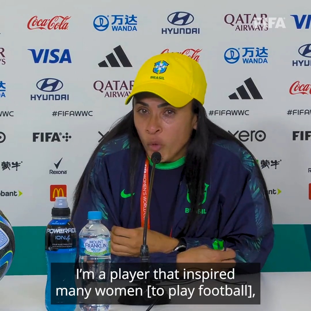 Having a little sob in a hotel to a Marta speech? That's Women's World Cup heritage, baby.