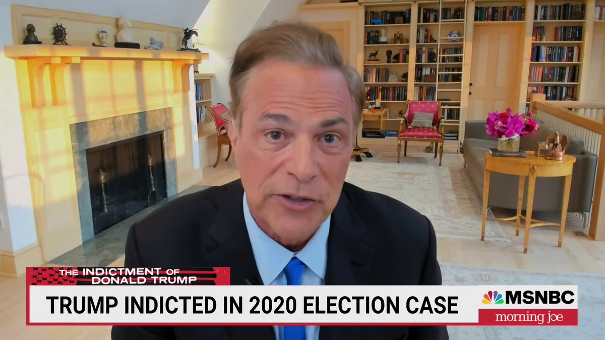 "From time to time, America faces threats from monsters who want to destroy our democracy...What we see in this indictment is on Jan. 6, 2021, Trump tried to destroy our system, to take away our rule of law...It almost happened." --Michael Beschloss