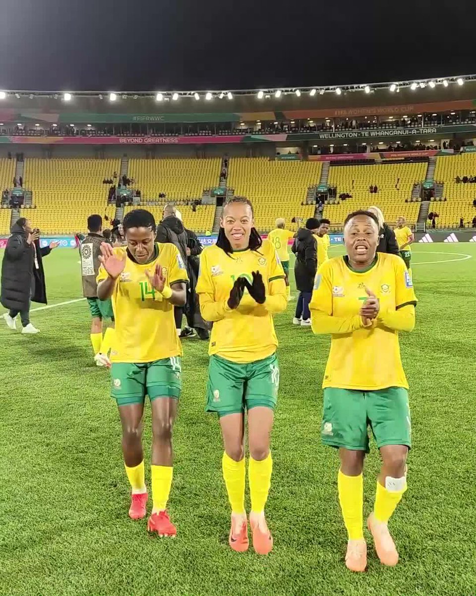 ⚠ 𝐖𝐚𝐫𝐧𝐢𝐧𝐠: This video contains Banyana Banyana footage which might leave you feeling wholesome 🥺🇿🇦 #FIFAWWC | #HereForHer