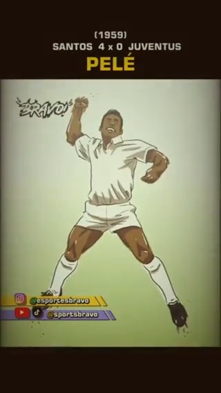 O gol mais bonito do nosso Rei Pelé completa 64 anos nesta quarta e o Esportes Bravo tem uma animação especial deste lance eterno! 🫅🏿♾️