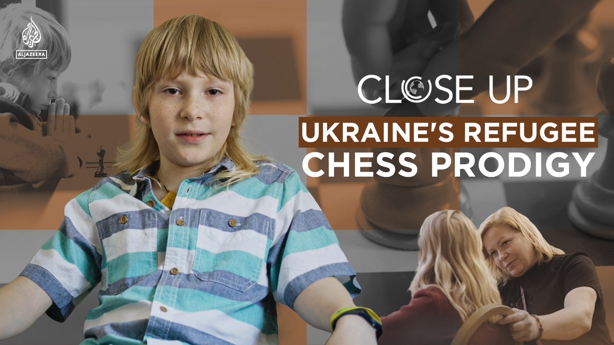 This nine-year-old chess prodigy fled Ukraine for Britain, and now he’s hoping to become the world’s youngest chess grandmaster. Join him on his quest to reach the prestigious ranking #AJCloseUp 👇