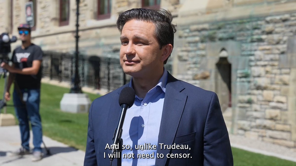The Trudeau Liberals are censoring what news Canadians have access to. They've gone too far. Common Sense Conservatives will end this madness and restore free speech and freedom of the press. Let's Bring it Home. SIGN: