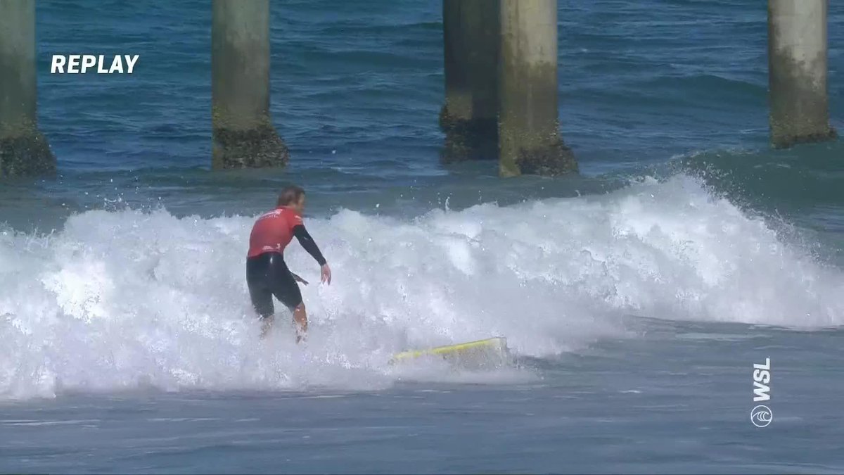 The high heat totals continue for #EdouardDelpero! Watch the Huntington Beach Long Board Classic LIVE on Wallex Pacifico Beer