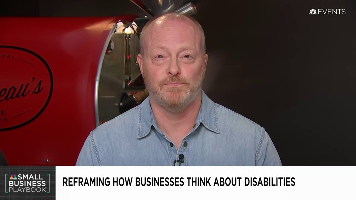 "People with disabilities need to be reframed in society as real people," Ben Wright, Co-owner of Bitty & Beaus Coffee, tells Sharon Epperson when discussing employing workers with disabilites at #CNBCSmallBiz