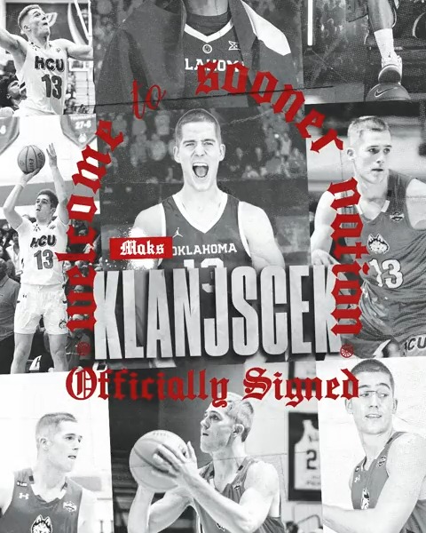 𝐌𝐚𝐤𝐬 𝐨𝐧 𝐚 𝐌𝐢𝐬𝐬𝐢𝐨𝐧 Welcome to the 𝟒𝟎𝟓, Maks Klanjscek 🤝 #Sooners |