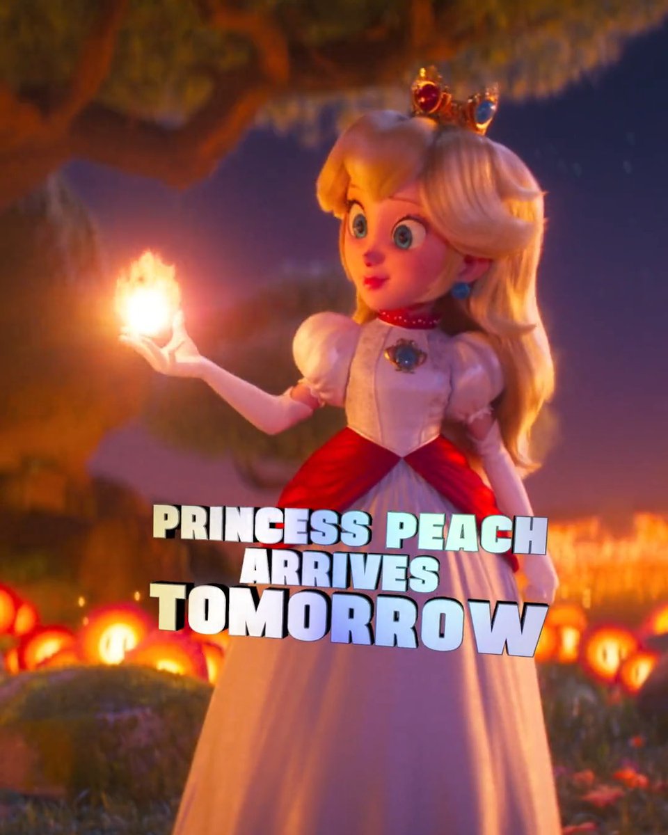 24 hours till royalty arrives. The #SuperMarioMovie starts streaming Aug 3, only on @Peacock.