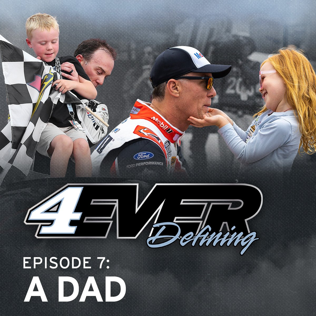 #4EVER A Dad Serious, funny, brave, kind, emotional, and proud. Keelan and Piper Harvick see all sides of Kevin Harvick.