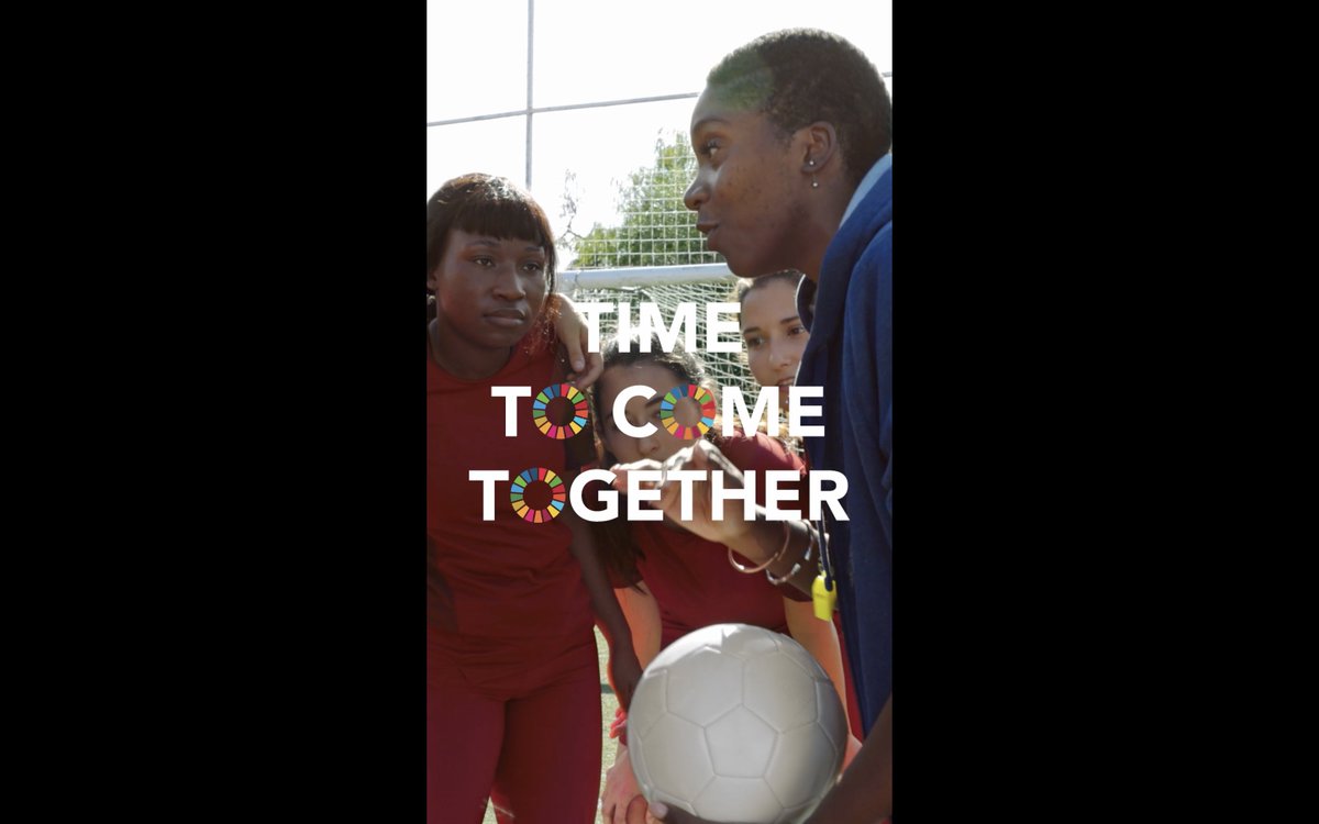 The bad news: we are off track to achieve the #GlobalGoals. The good news: we can still change course, because any game can be won in the second half! Let's reinvigorate the 17 goals with passion, commitment, and action. #ImagineWinning