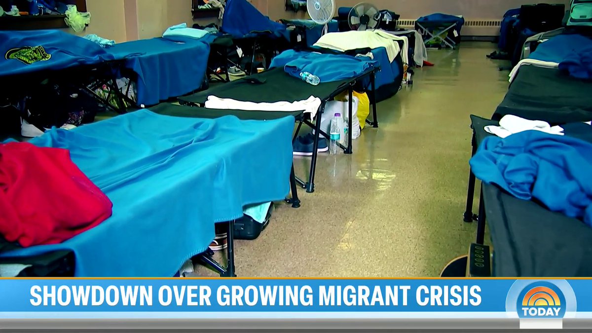 Hundreds of migrants are camping outside a hotel in midtown Manhattan as the city struggles to find alternate housing for asylum seekers arriving everyday. Ron Allen reports on the details.