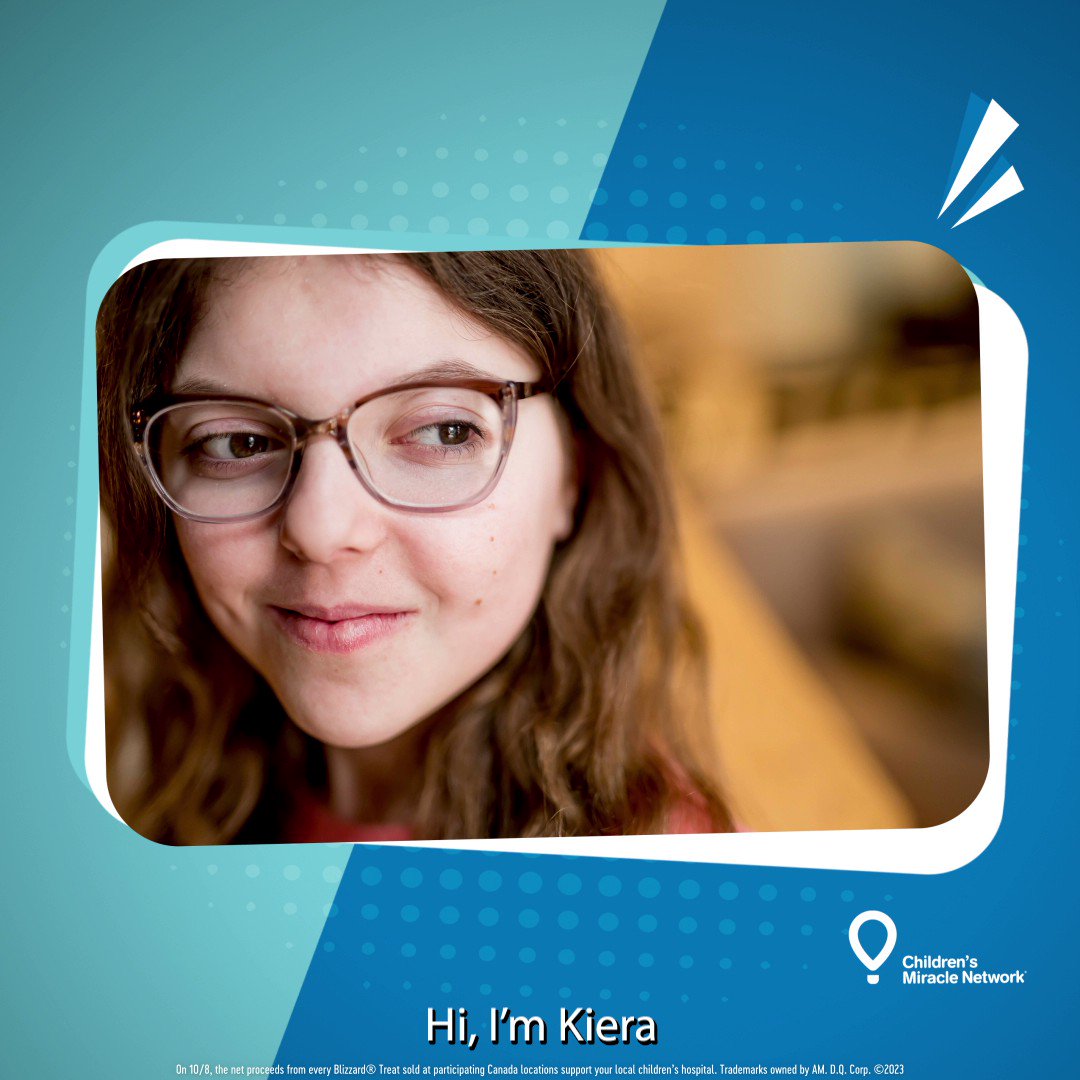 When you buy a DQ BLIZZARD Treat on Miracle Treat Day, this August 10th, net proceeds go to your local children's hospital foundation, helping kids like Keira. At participating Canadian locations.
