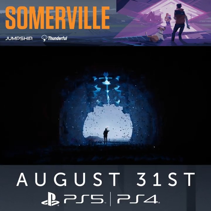 We're so excited to announce that Somerville will be coming to @Playstation on 31 August 2023.