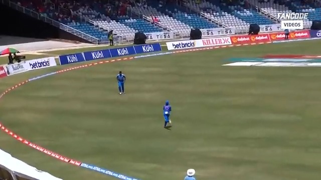 "𝗛𝗲 𝗰𝗼𝘃𝗲𝗿𝗲𝗱 𝗮𝗰𝗿𝗲𝗮𝗴𝗲.” Tilak Varma . . #INDvWIAdFreeonFanCode #WIvIND