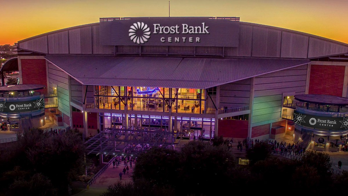 An announcement 50 years in the making.🖤🤍💙 #SanAntonioSpurs #SanAntonio #FrostBank