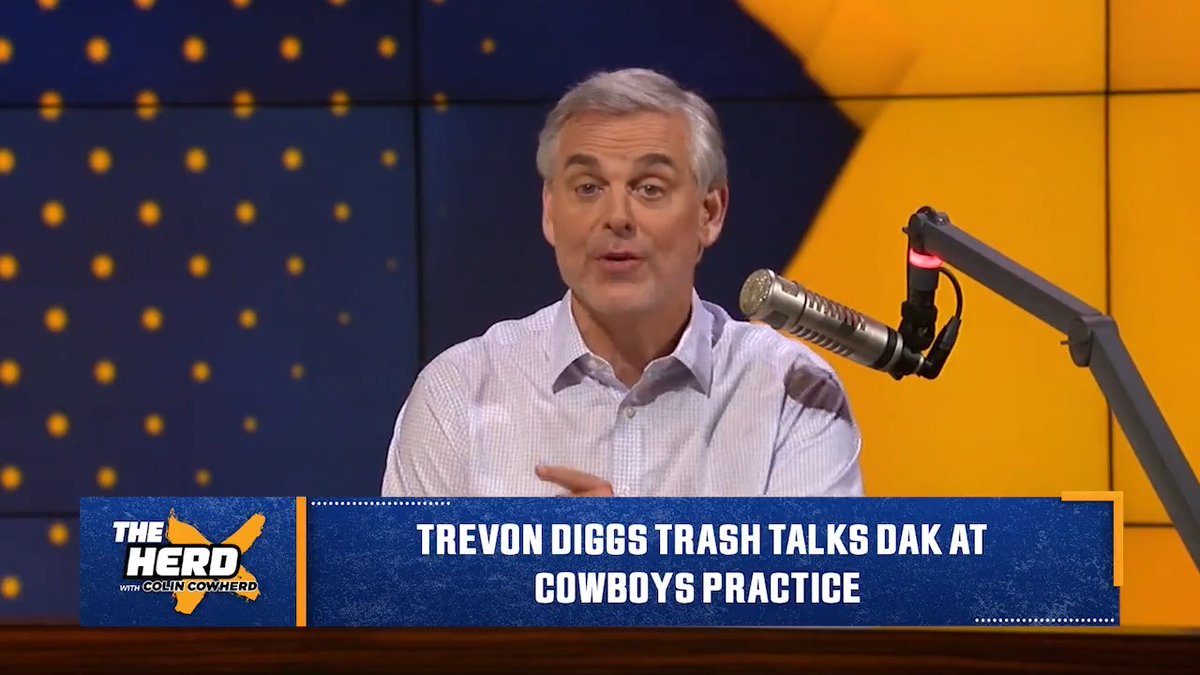 "I don't think players would say that to Patrick Mahomes... You think a Bengal would do that to Joe Burrow?" — Colin Cowherd on Trevon Diggs trash talking Dak