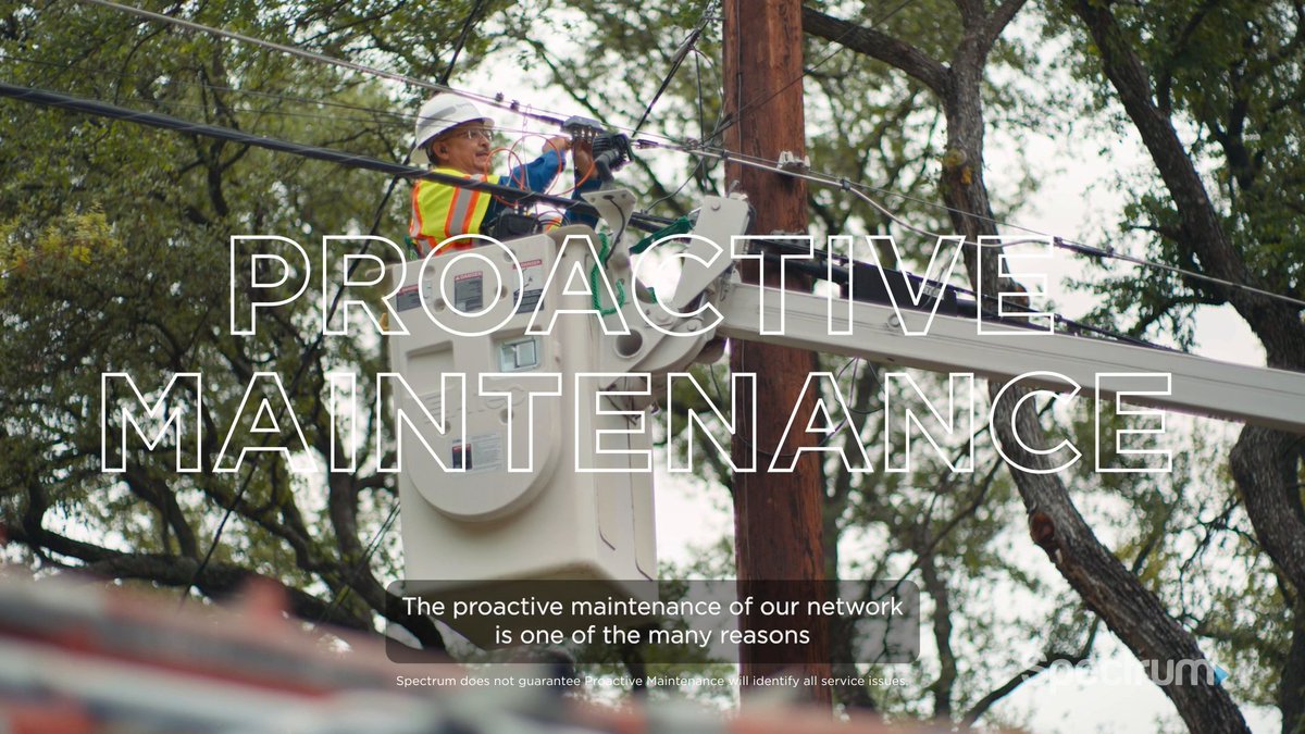 We know you depend on the reliability of our products and services. Now, we’ve taken a step forward with our latest network technology. #Spectrum #KeepingYouConnected