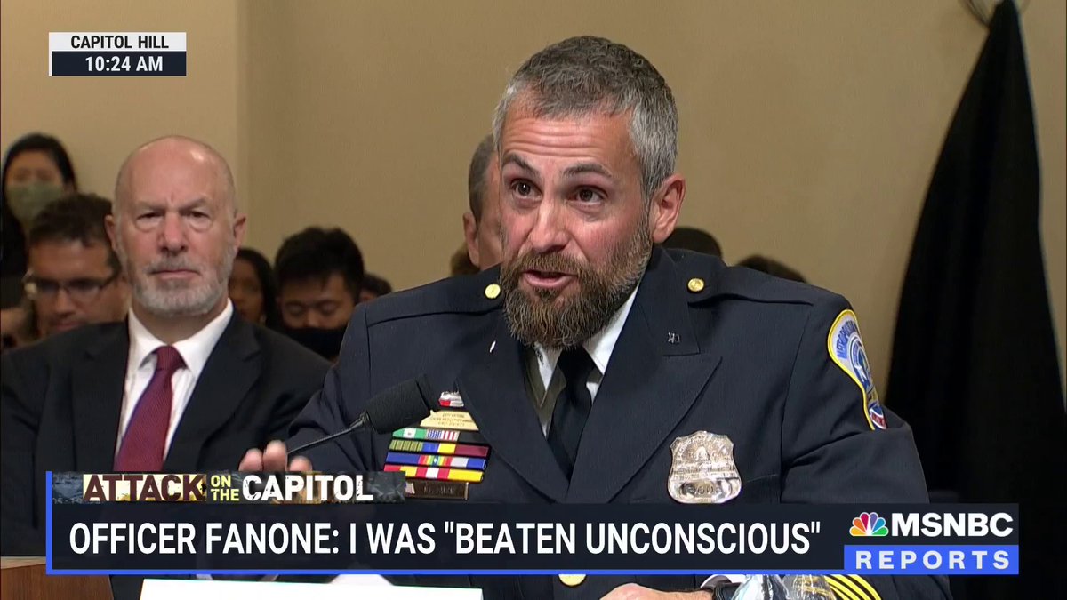 Officer Fanone on 7/27/21: "Nothing, truly nothing, has prepared me to address those elected members of our government who continue to deny the events of that day and in doing so, betray their oath of office." Many continue to do it. #TrumpArraignment