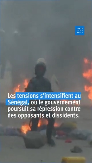 #Sénégal Hausse des tensions, suite à la dissolution du parti d'opposition #PASTEF et à l'arrestation de son dirigeant, Ousmane Sonko. Les autorités devraient annuler cette dissolution et respecter le droit de manifestation pacifique.
