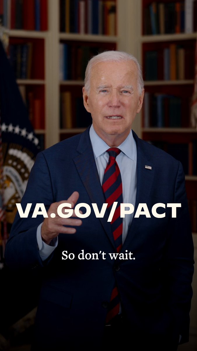 If you served during Vietnam, the Gulf War, or after 9/11, or are a surviving family member of one of these heroes, you may be eligible for PACT Act benefits. Head to by August 9th to apply to be eligible for backdated benefits.