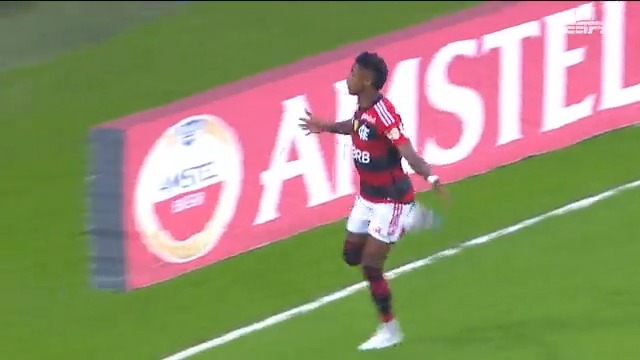 Gabigol + Bruno Henrique = GOL DO FLAMENGO! ⚽️ #LibertadoresNaESPN