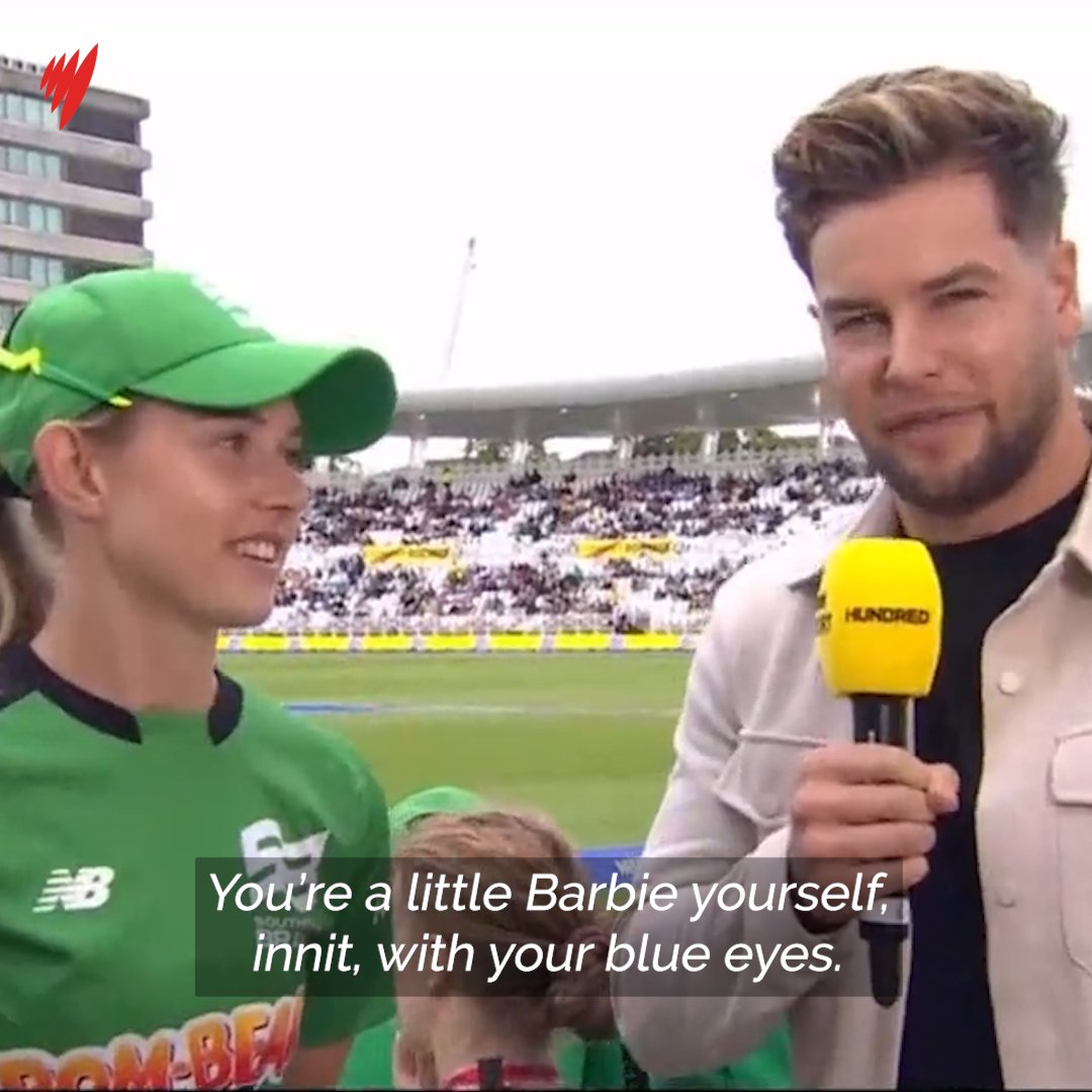 The BBC has told presenter Chris Hughes that his “little Barbie” comment to female Australian cricketer Maitlan Brown was “not appropriate”. For the latest news videos, visit: