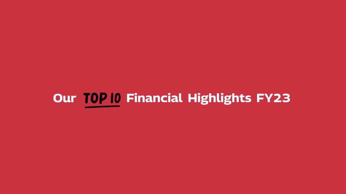 On the occasion of our 77th Annual General Meeting, here's a recap of the year that was. Presenting our top 10 financial highlights from 2022-23. #RiseToCreateValue #TogetherWeRise