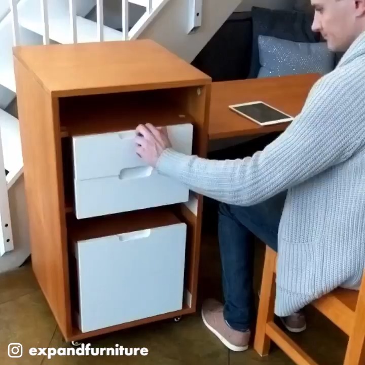 Seven pieces of furniture that can transform to suit small spaces. Source GiGadgets