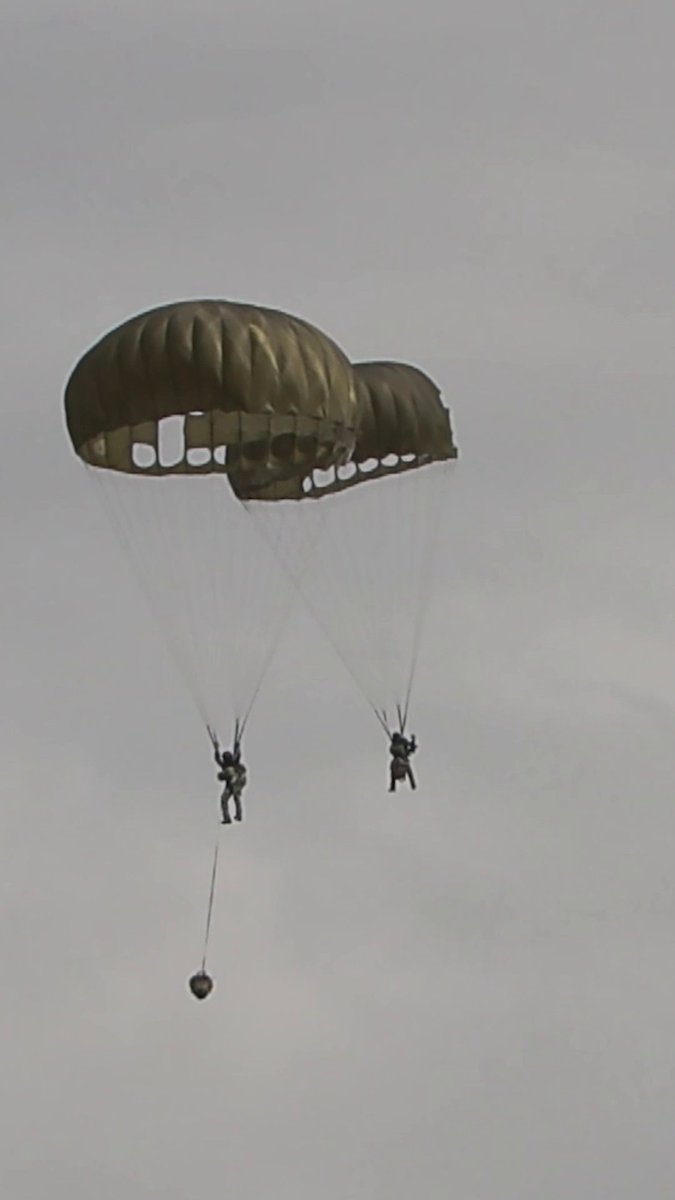United States and Indonesian Air Force soldiers conducted a parachute insertion at Shoalwater Bay Training Area as part of #TalismanSabre2023.