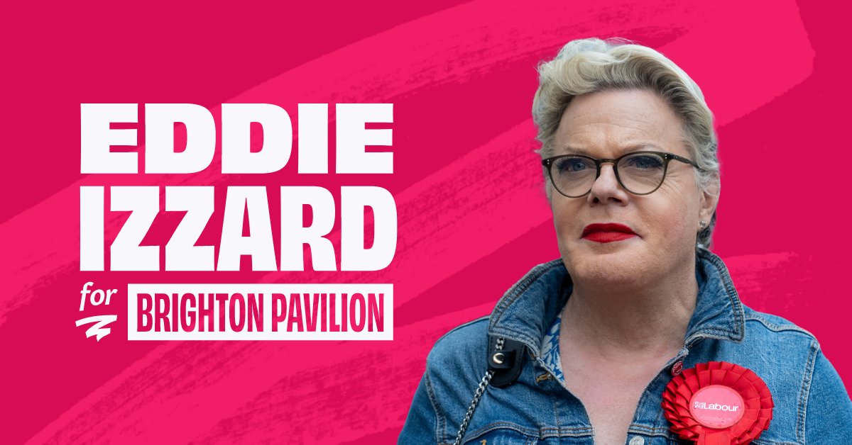 Brighton Pavilion! I am very excited to announce that I'm standing to be your next Labour MP. If you want me to be your champion for equality, sustainability and opportunity for all, vote for me! 🌹 Get in touch, get involved 👇