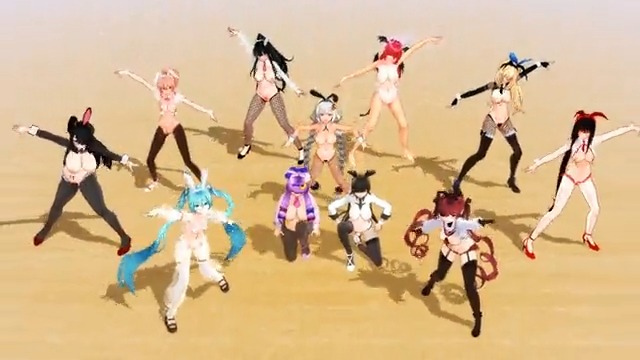 [MMD]Help Me 逆バニー 戰隊11人