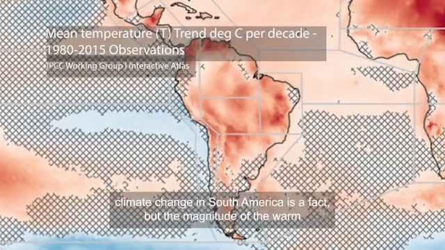 Warming due to human-caused #climatechange in South America is a fact. The warming trend has been more evident from 1980 & since 2000 it has gotten faster. #IPCC author Lincoln Alves explains findings on climate change for South America. #ClimateReport➡️