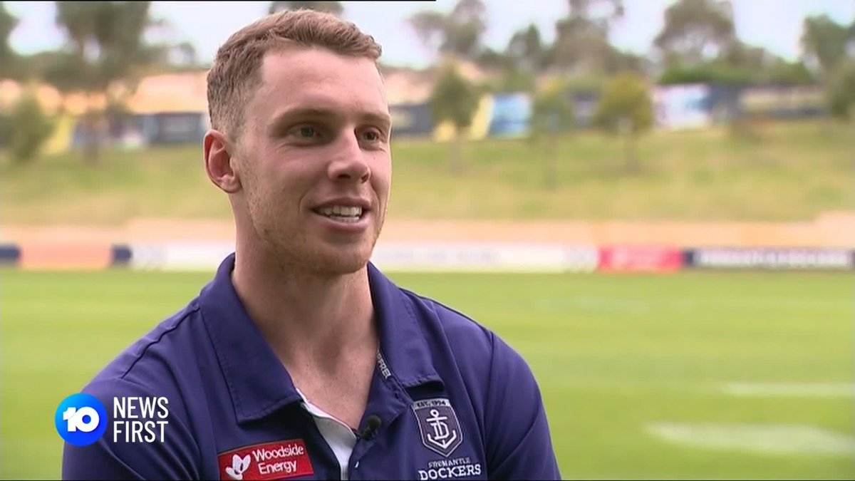 It's official: Fremantle Dockers forward Josh Corbett is the most polite player in the #AFL! Ashleigh Nelson OLY sat down with Josh following his first win with the Dockers, securing his first few goals for his new side and the great work he does with the #AFLW.