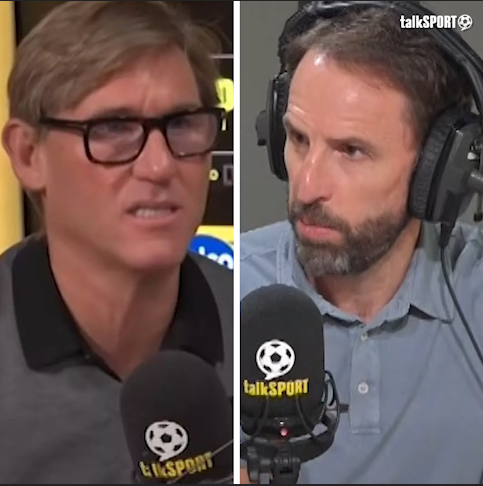 𝗦𝗶𝗺𝗼𝗻: “I want my England manager to be a winner. We won’t be winning the Euros!” 😡 𝗚𝗮𝗿𝗲𝘁𝗵: “If Simon reflected on his steering of #CPFC, he would be a better owner now!” Gareth Southgate hits back at Simon Jordan’s fierce criticism of his character. 🔥