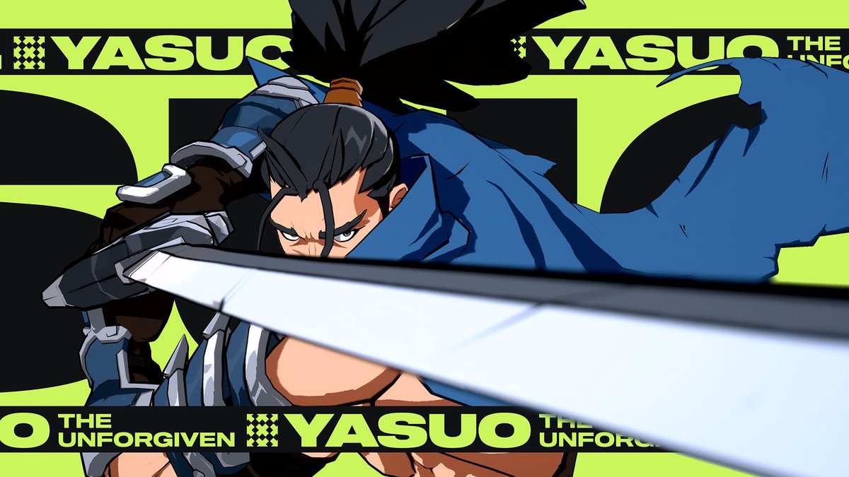 One blade, one purpose. Yet this steel doesn’t get any lighter. Play Yasuo, the Unforgiven, along with Darius, Ekko, and Ahri at #Evo2023.