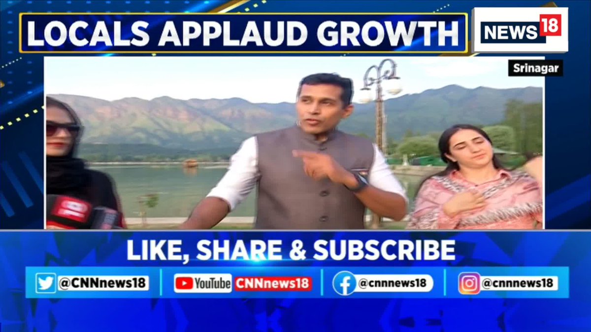 #JammuAndKashmir: Progress & evolution in focus! 'Narrative is changing, people are realizing how good this place feels like, not only in a scenic way but also in mental & emotional ways too,' CNN-News18 speaks to locals in #Kashmir #TheRightStand Anand Narasimhan🇮🇳 #Article370