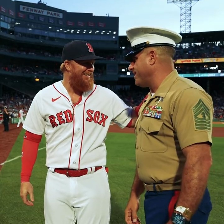 This season, JT started a new and very special tradition! Every home game he takes a minute in-game to thank a hero!