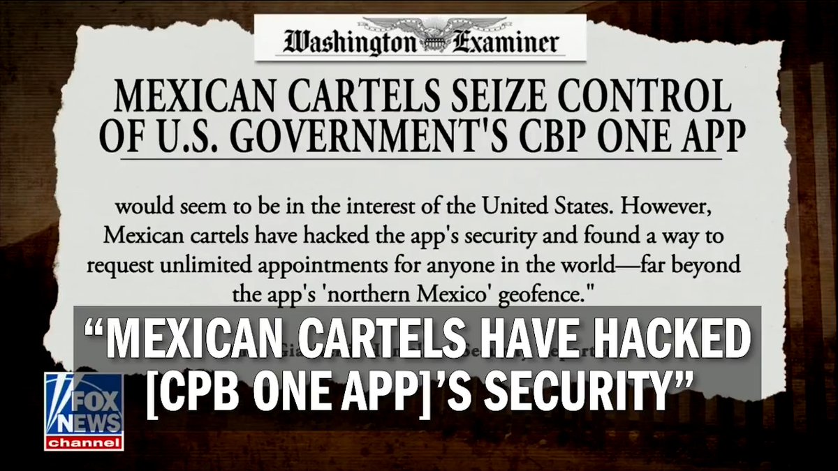Secretary Mayorkas built an app for the cartels. Illegal aliens no longer have to rush rivers, deserts, and Border Walls in Mexico to abuse our immigration system. Now they only need to download Mayorkas’ CBP One app.