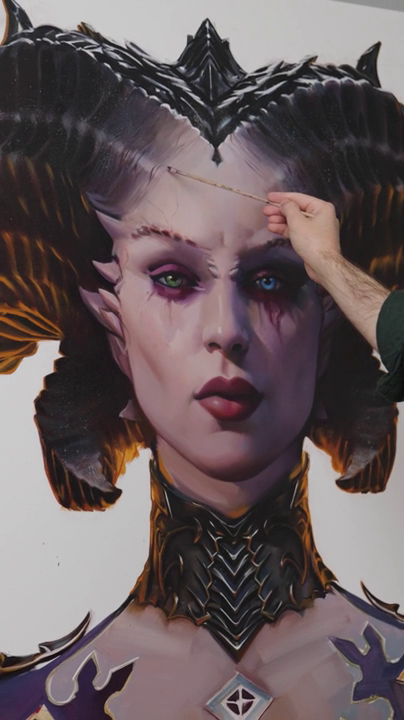 Behold the Mother of all #DiabloFanArt from the brilliant Alpay Efe. 🌹