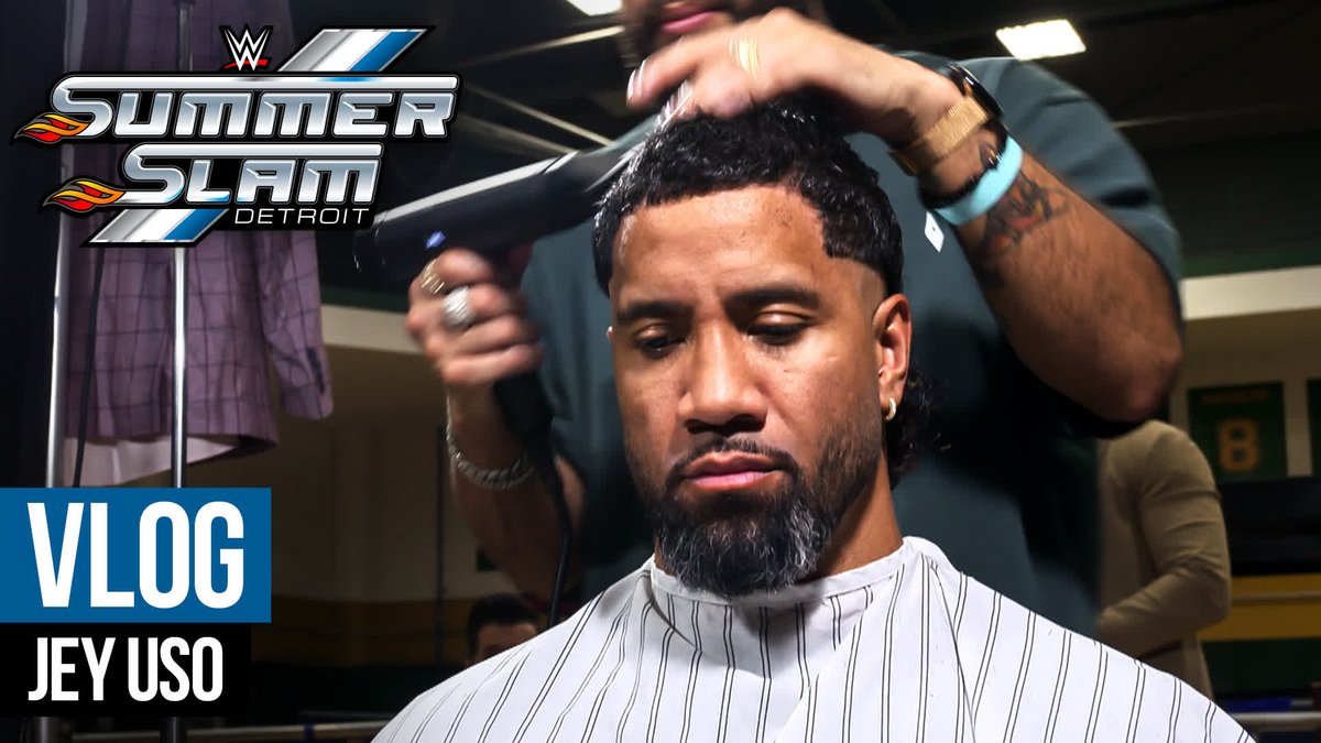 With Tribal Combat looming, Jey The Usos sits down for a haircut as he gets ready to face his brother, Solo, on #SmackDown.