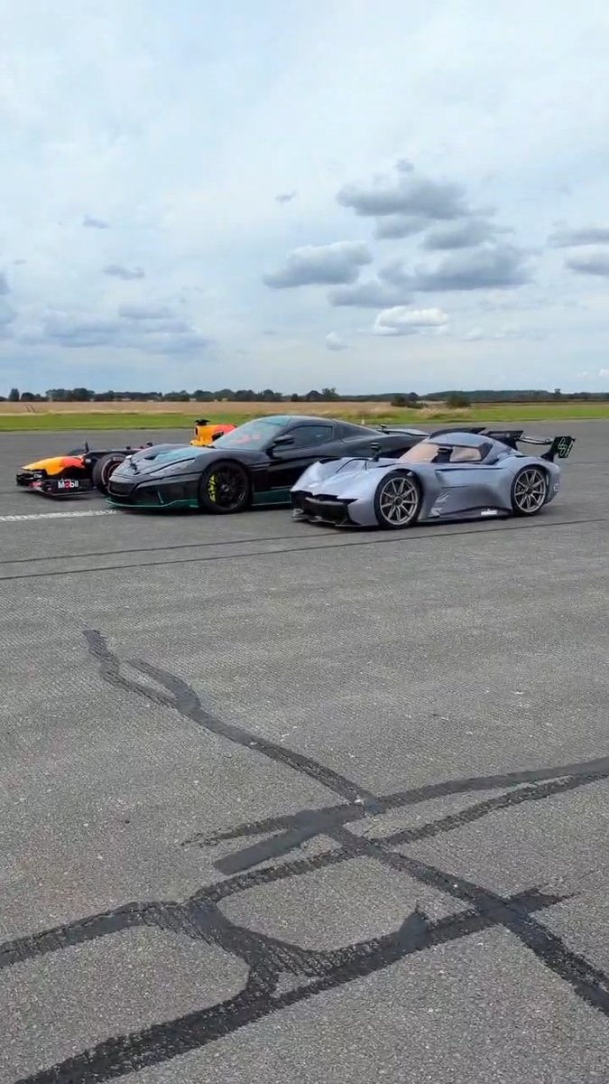 RED BULL v RIMAC v MCMURTRY 💥 We've finally got our hands on the 1,914hp Nevera & the record-breaking Spéirling... And they're going head-to-head over the 1/4-mile against a title-winning F1 car! So which will snatch the 🏁? Let's find out...