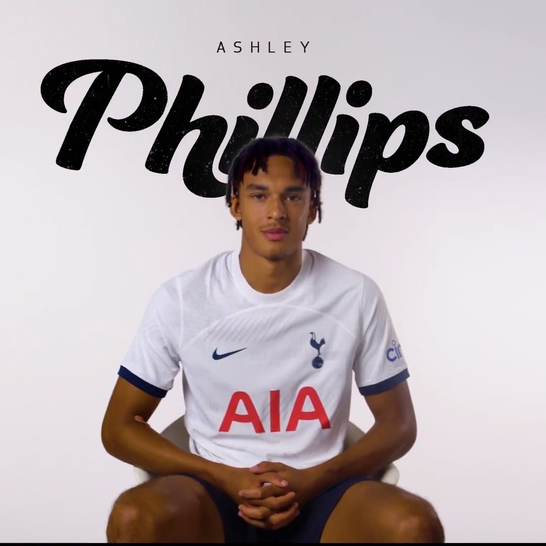 Welcome to Tottenham Hotspur, Ashley Phillips! 📝