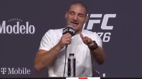 Remembering Sean’s 1st and final time being on a UFC press conference