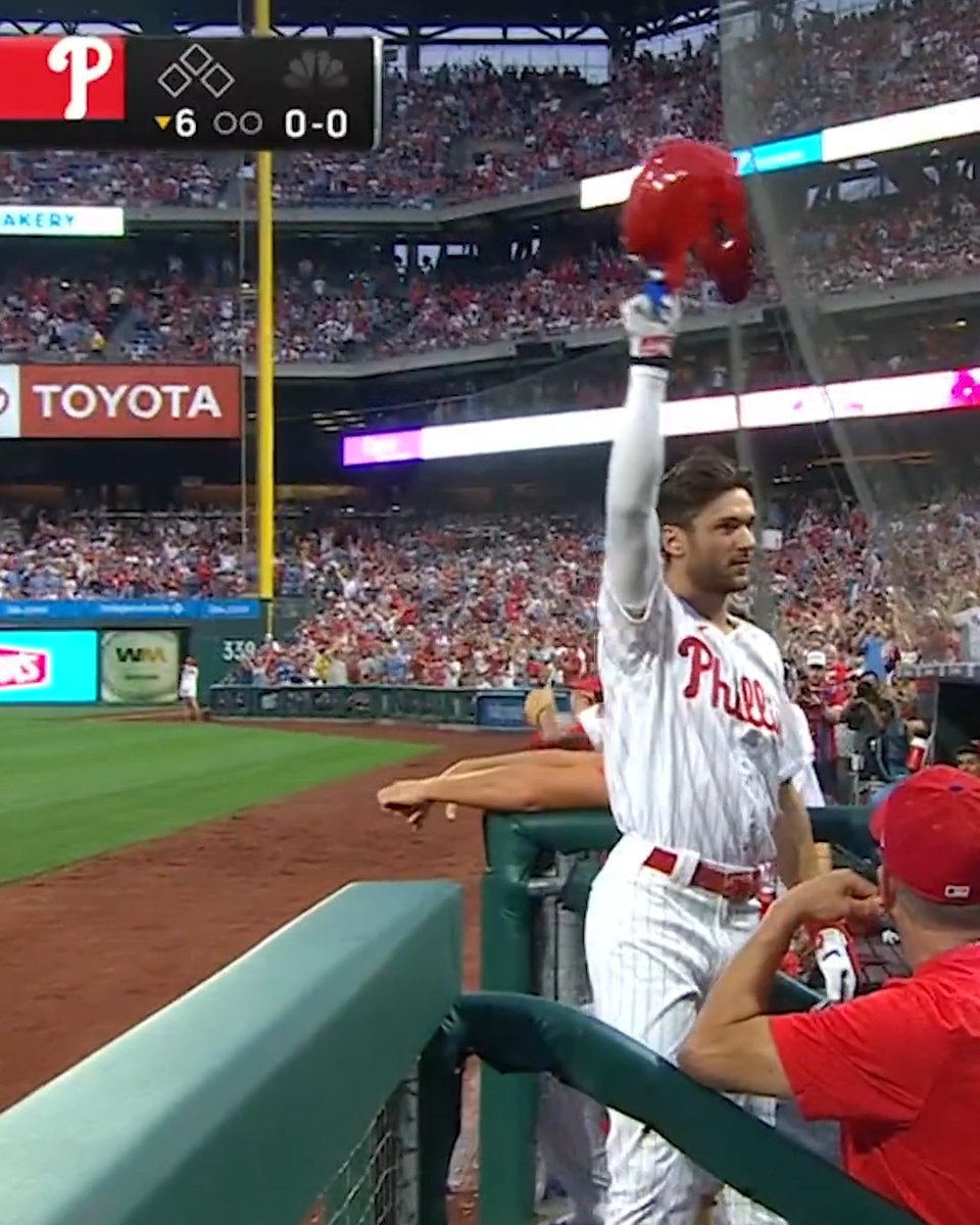 The Philly faithful have shown their support this weekend for Trea Turner. He responded in a BIG way. ⚾ ❤️