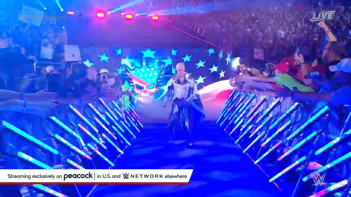 Welcome back to #SummerSlam, Cody Rhodes!