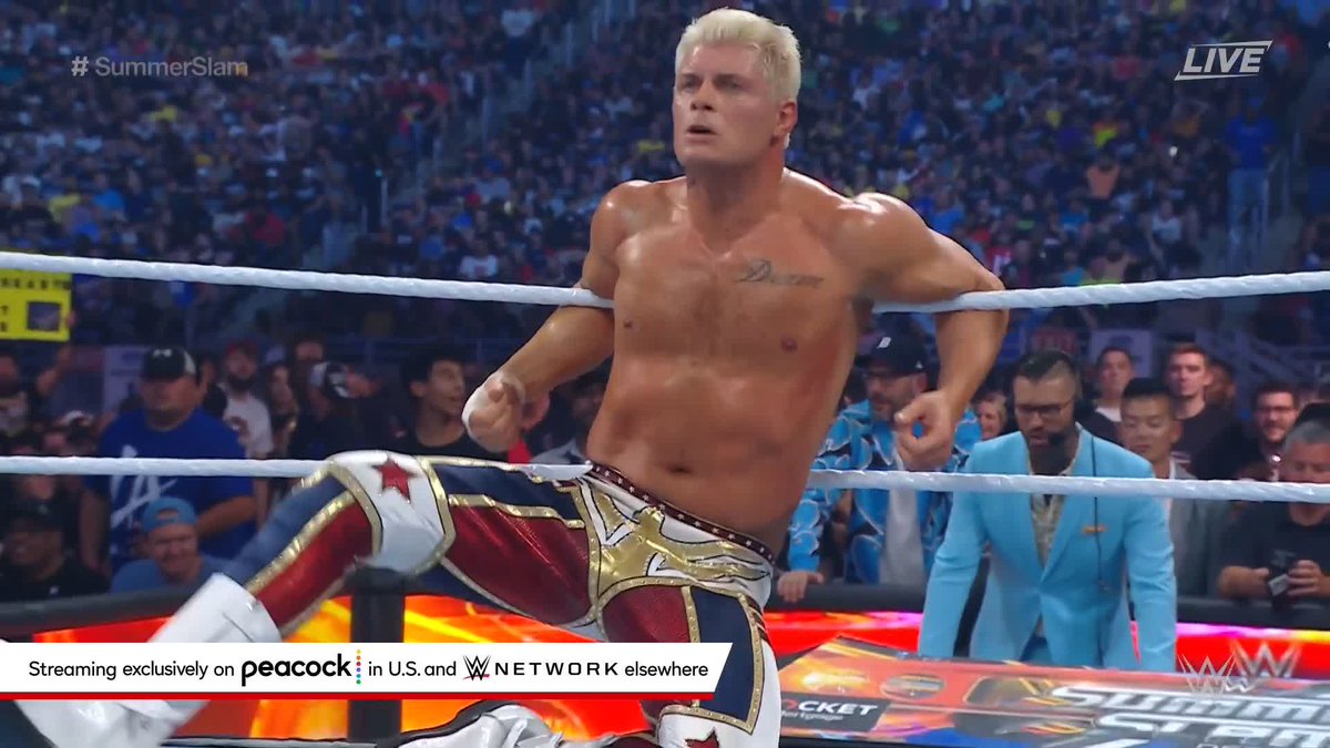 The Beast is FUMING at #SummerSlam and Cody Rhodes has paid the price!